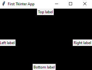 Tkinter pack method